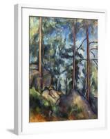 Cezanne: Pines, 1896-99-Paul C?zanne-Framed Premium Giclee Print
