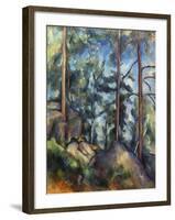 Cezanne: Pines, 1896-99-Paul C?zanne-Framed Premium Giclee Print