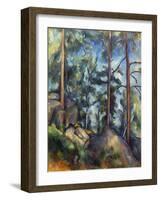 Cezanne: Pines, 1896-99-Paul C?zanne-Framed Giclee Print