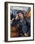 Cezanne: Pipe Smoker, 1900-Paul Cézanne-Framed Giclee Print