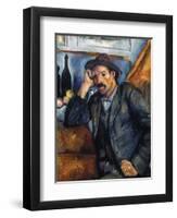 Cezanne: Pipe Smoker, 1900-Paul Cézanne-Framed Giclee Print