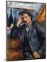 Cezanne: Pipe Smoker, 1900-Paul Cézanne-Mounted Giclee Print