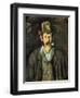 Cezanne: Pipe Smoker, C1892-Paul Cézanne-Framed Giclee Print