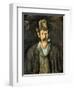 Cezanne: Pipe Smoker, C1892-Paul Cézanne-Framed Giclee Print