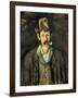 Cezanne: Pipe Smoker, C1892-Paul Cézanne-Framed Giclee Print