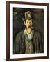 Cezanne: Pipe Smoker, C1892-Paul Cézanne-Framed Giclee Print