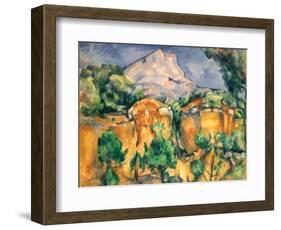 Cezanne: Sainte-Victoire-Paul Cézanne-Framed Giclee Print