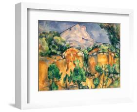 Cezanne: Sainte-Victoire-Paul Cézanne-Framed Giclee Print