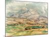 Cezanne: St. Victoire, 1897-Paul Cézanne-Mounted Giclee Print