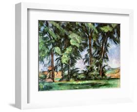 Cezanne: Trees, C1885-87-Paul Cézanne-Framed Giclee Print