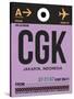 CGK Jakarta Luggage Tag I-NaxArt-Stretched Canvas