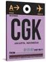 CGK Jakarta Luggage Tag I-NaxArt-Stretched Canvas