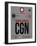 CGN Cologne Luggage Tag I-NaxArt-Framed Art Print