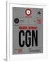 CGN Cologne Luggage Tag I-NaxArt-Framed Art Print