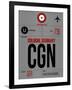 CGN Cologne Luggage Tag I-NaxArt-Framed Art Print