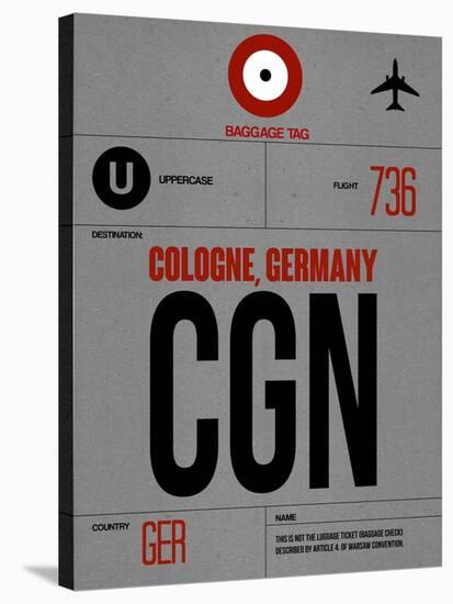 CGN Cologne Luggage Tag I-NaxArt-Stretched Canvas