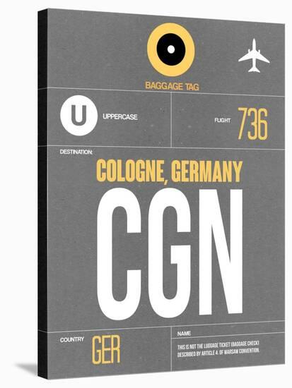 CGN Cologne Luggage Tag II-NaxArt-Stretched Canvas