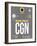 CGN Cologne Luggage Tag II-NaxArt-Framed Art Print