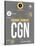 CGN Cologne Luggage Tag II-NaxArt-Stretched Canvas