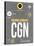 CGN Cologne Luggage Tag II-NaxArt-Stretched Canvas