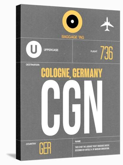 CGN Cologne Luggage Tag II-NaxArt-Stretched Canvas