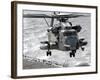 CH-53E Super Stallion Helicopter Takes Off from USS Makin Island-null-Framed Photographic Print