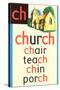 CH for Church-null-Stretched Canvas