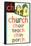 CH for Church-null-Framed Stretched Canvas