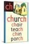 CH for Church-null-Stretched Canvas