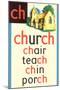 CH for Church-null-Mounted Art Print