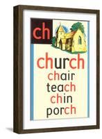 CH for Church-null-Framed Art Print