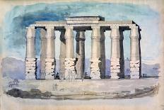 Ancient Egyptian Temple, Egypt, 19th Century-CH Smith-Giclee Print