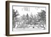 Cha-Na-Yu, Garden in Kioto, 1886-Takehara Shunchosai-Framed Giclee Print