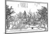Cha-Na-Yu, Garden in Kioto, 1886-Takehara Shunchosai-Mounted Giclee Print