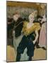 Cha-U-Kao at the Moulin Rouge (Female Clown)-Henri de Toulouse-Lautrec-Mounted Art Print
