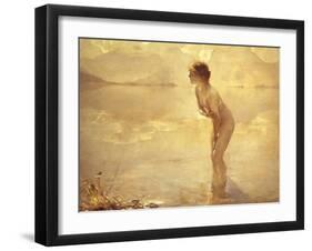 Chabas: September Morn-Paul Chabas-Framed Giclee Print