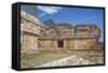 Chac Mask (Rain God), the Palace, Labna, Mayan Ruins, Yucatan, Mexico, North America-Richard Maschmeyer-Framed Stretched Canvas