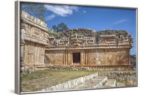 Chac Mask (Rain God), the Palace, Labna, Mayan Ruins, Yucatan, Mexico, North America-Richard Maschmeyer-Framed Photographic Print