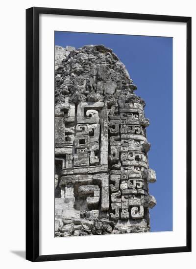 Chac Masks, Structure Xx, Chicanna-Richard Maschmeyer-Framed Photographic Print