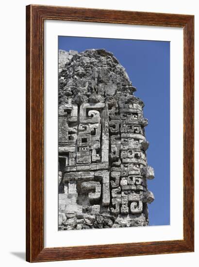 Chac Masks, Structure Xx, Chicanna-Richard Maschmeyer-Framed Photographic Print