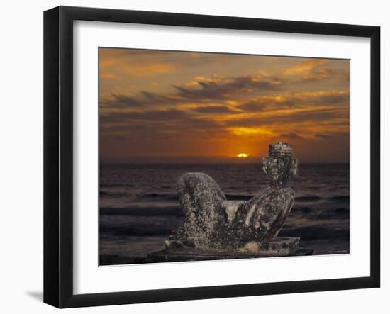 Chac Mol, Cancun, Mexico-Demetrio Carrasco-Framed Photographic Print