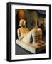 Chac-Mool Statue Originating from the Temple of the Planet Venus, Chichen Itza-null-Framed Giclee Print