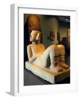 Chac-Mool Statue Originating from the Temple of the Planet Venus, Chichen Itza-null-Framed Giclee Print