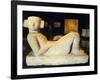 Chac-Mool Statue Originating from the Temple of the Planet Venus, Chichen Itza-null-Framed Giclee Print