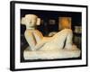 Chac-Mool Statue Originating from the Temple of the Planet Venus, Chichen Itza-null-Framed Giclee Print