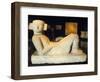 Chac-Mool Statue Originating from the Temple of the Planet Venus, Chichen Itza-null-Framed Giclee Print