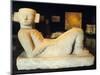 Chac-Mool Statue Originating from the Temple of the Planet Venus, Chichen Itza-null-Mounted Giclee Print