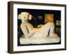 Chac-Mool Statue Originating from the Temple of the Planet Venus, Chichen Itza-null-Framed Giclee Print