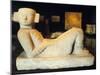 Chac-Mool Statue Originating from the Temple of the Planet Venus, Chichen Itza-null-Mounted Giclee Print
