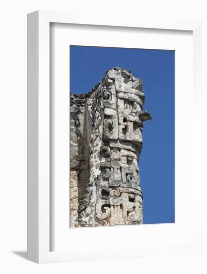 Chac Rain God, Dzibilnocac (Painted Vault) Temple, Dzibilnocac-Richard Maschmeyer-Framed Photographic Print